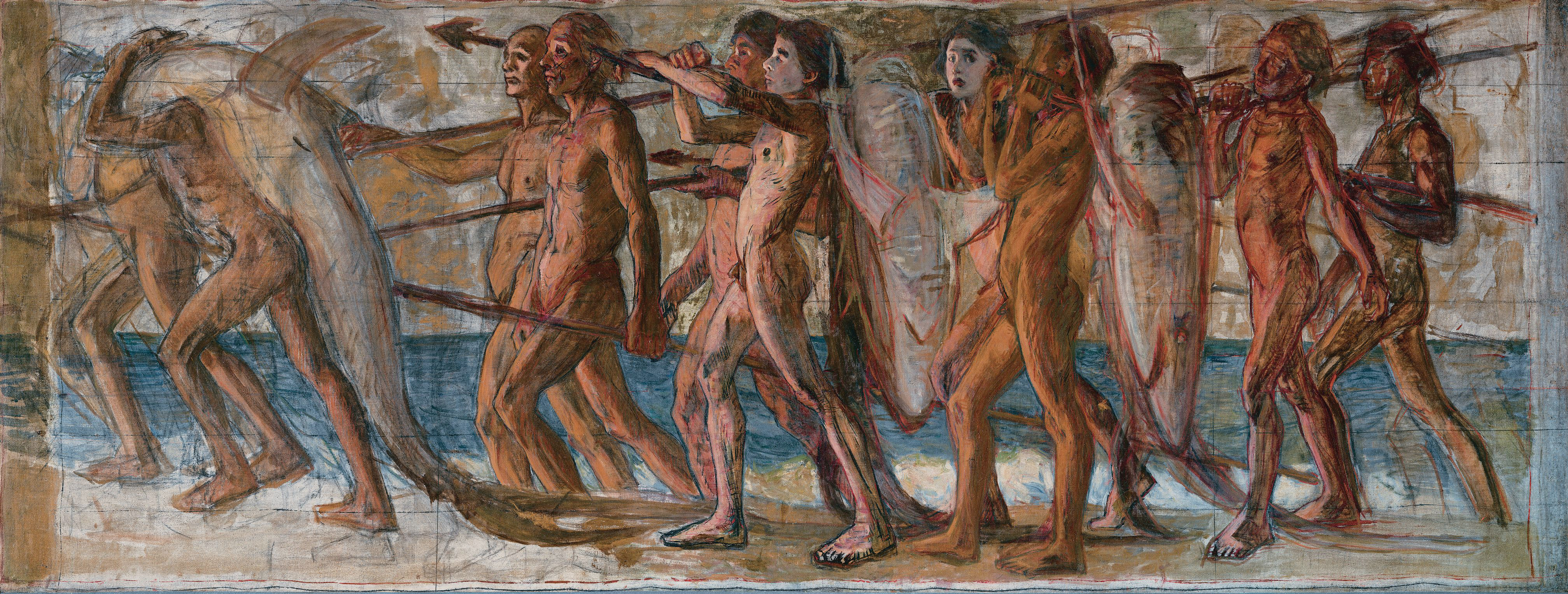 青木繁「海の幸」（1904年）アーティゾン美術館所蔵