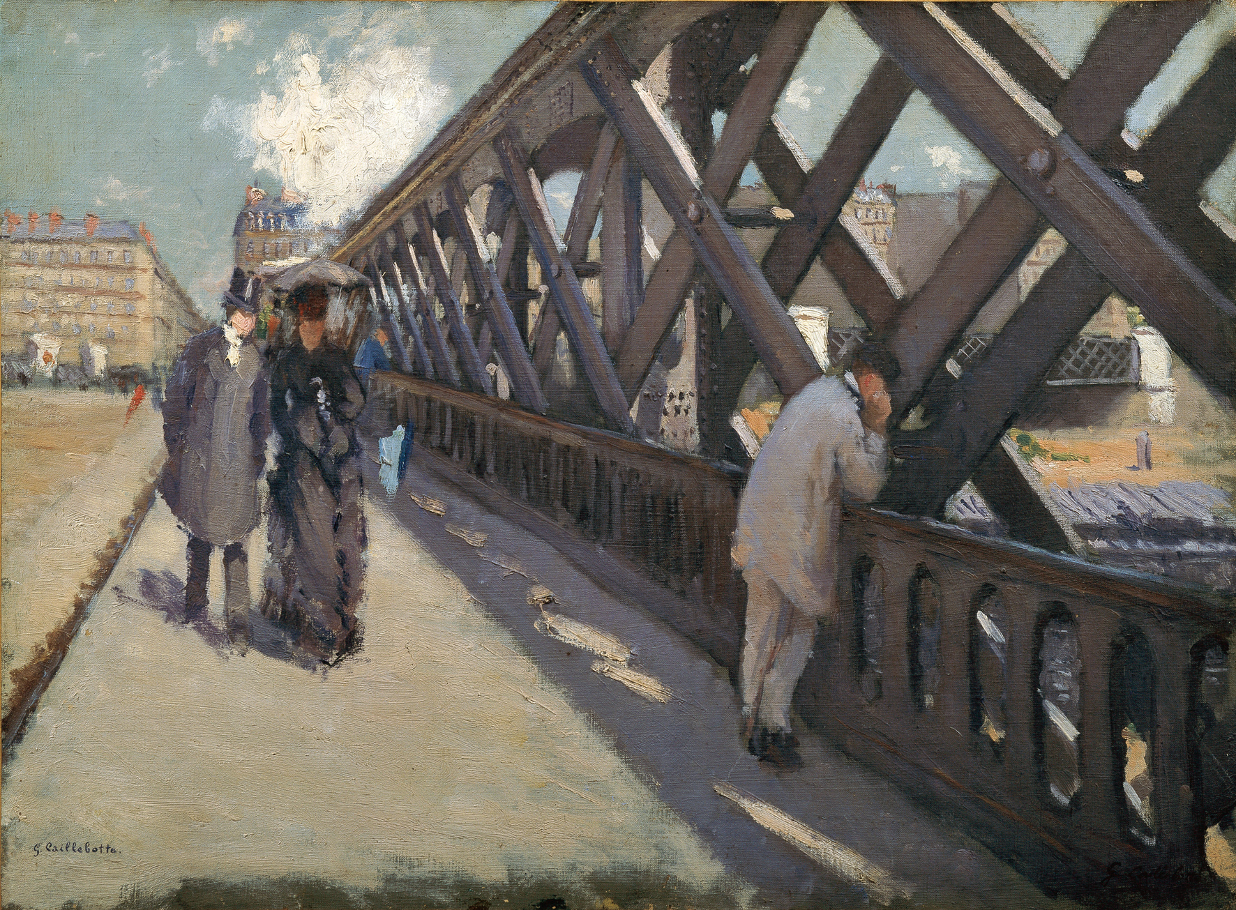 カイユボット「ヨーロッパ橋」（1876年）プティ・パレ、ジュネーヴ