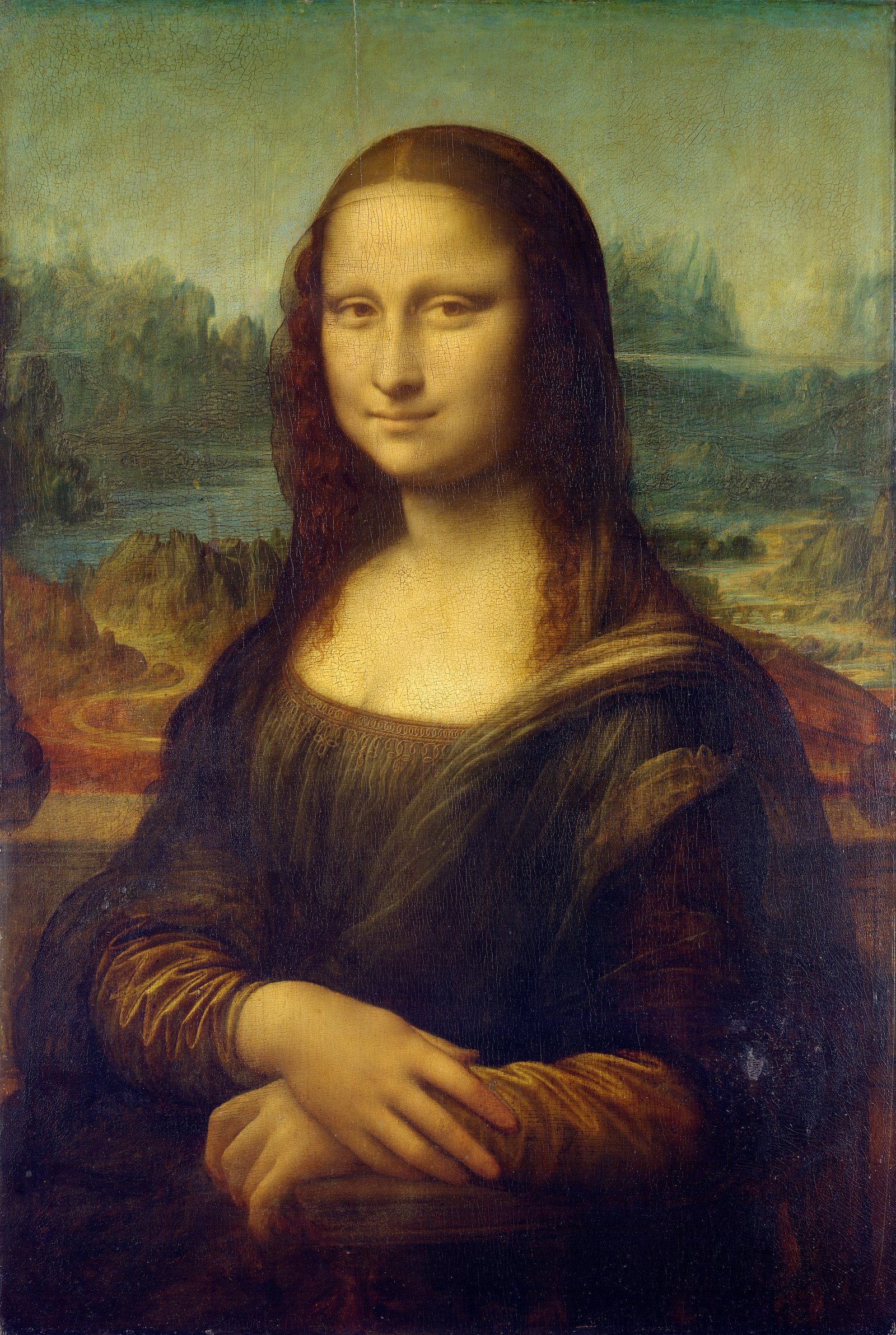 レオナルド・ダ・ヴィンチ「モナ・リザ(ラ・ジョコンダ)」(1503-1519年)パリ・ルーヴル美術館所蔵