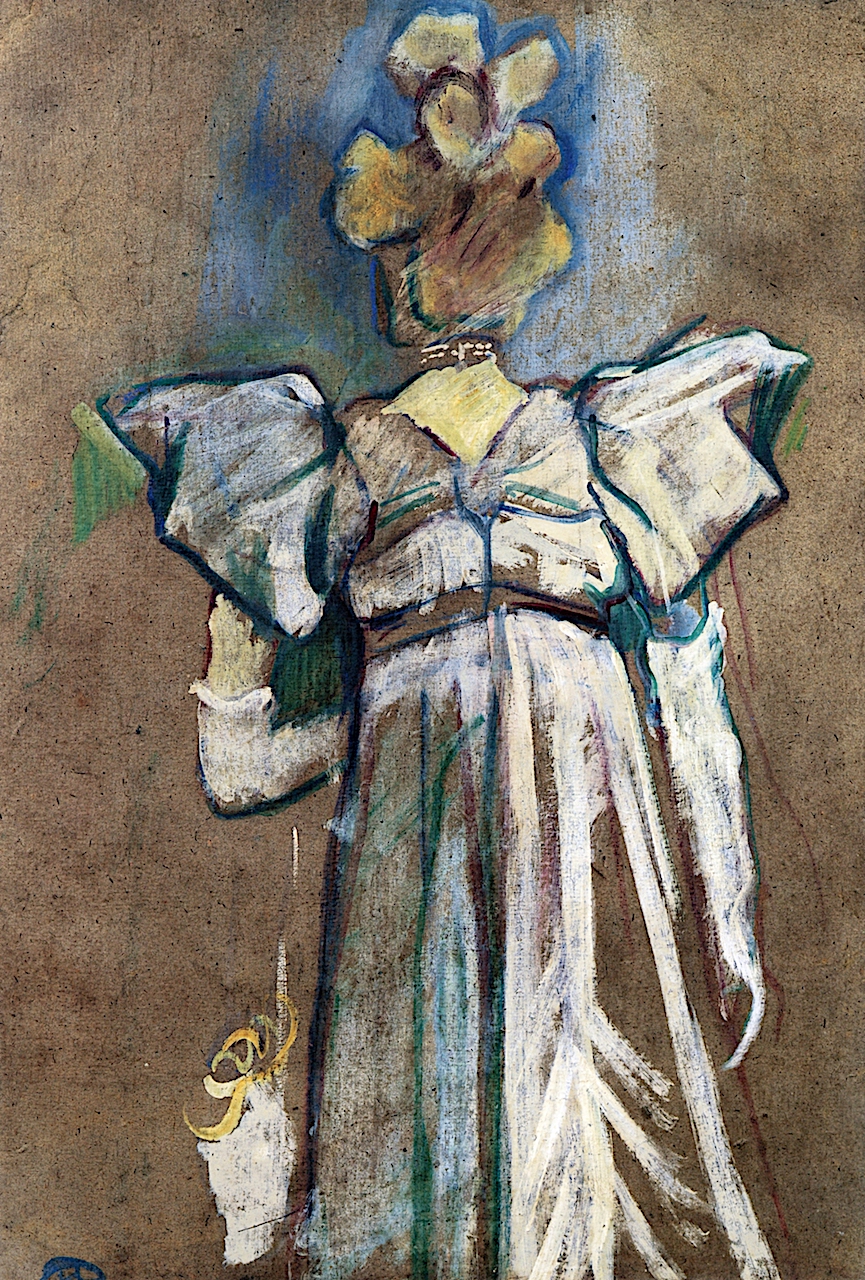ロートレック「ジャーヌ・アヴリル」(1893年)オルセー美術館所蔵