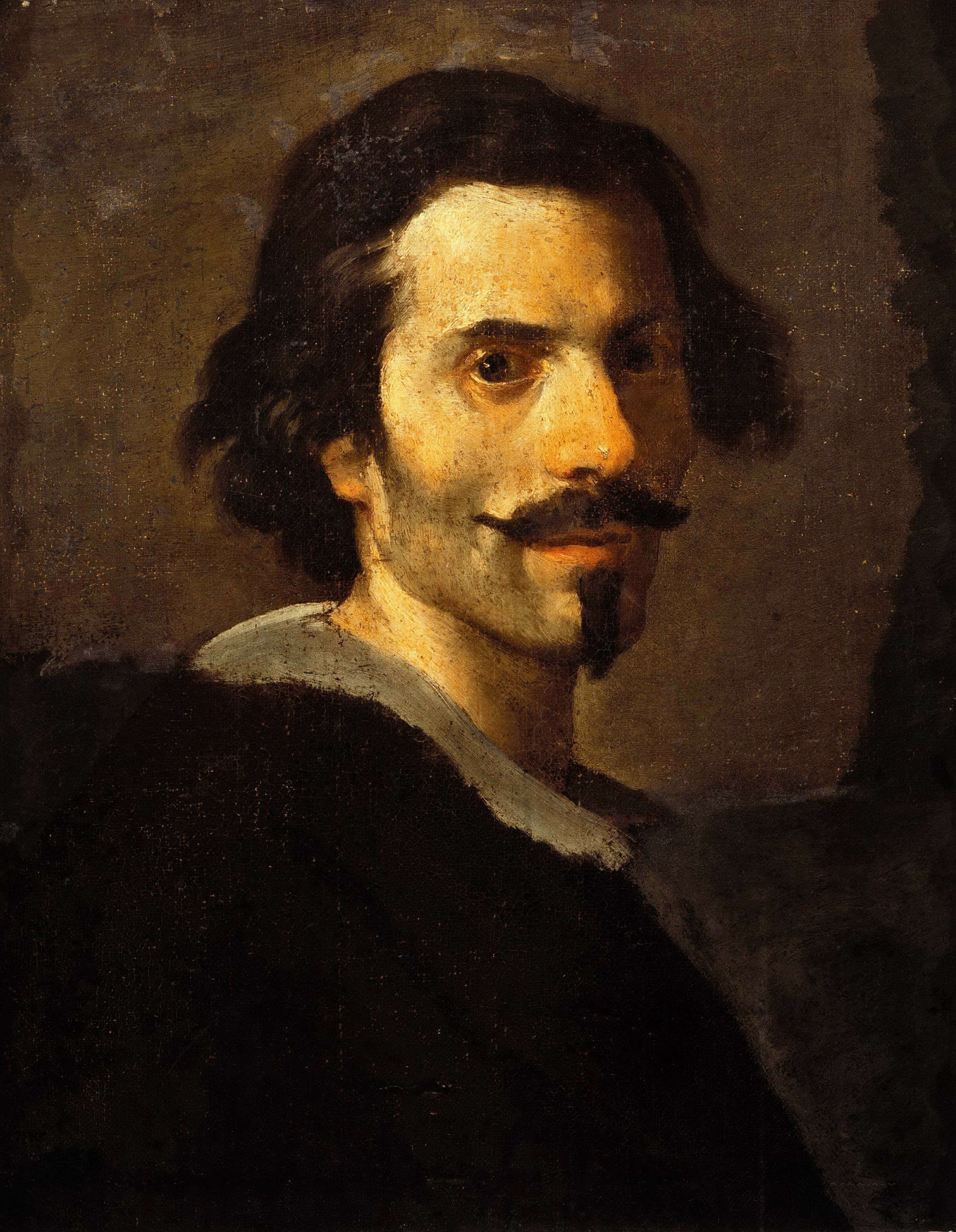 ジャン・ロレンツォ・ベルニーニ「自画像」(1635〜40年頃)ローマ・ボルゲーゼ美術館所蔵