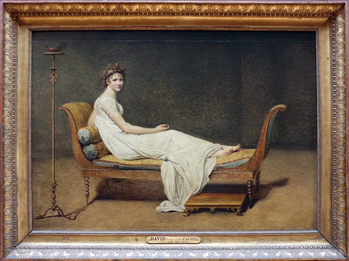 肖像画 ダヴィッド「レカミエ夫人の肖像」とは？未完成の傑作の秘密 | Museum Box