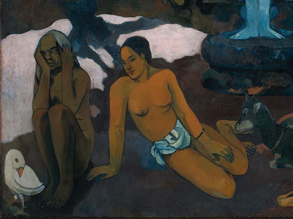 ポール・ゴーギャン「我々はどこから来たのか」（1897〜1898年）老女のディテール