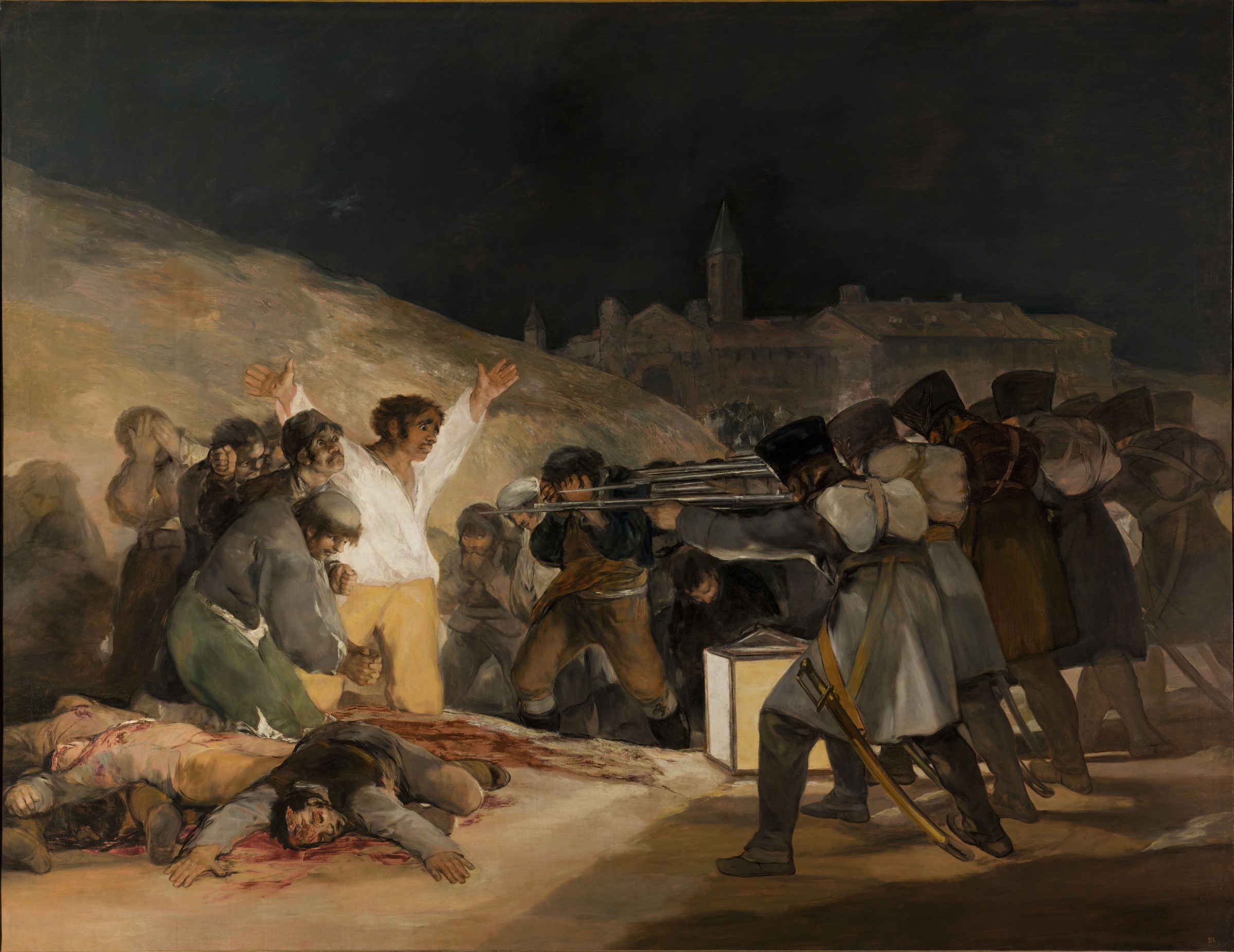 フランシスコ・デ・ゴヤ「1808年5月3日」(1814年)マドリード・プラド美術館所蔵