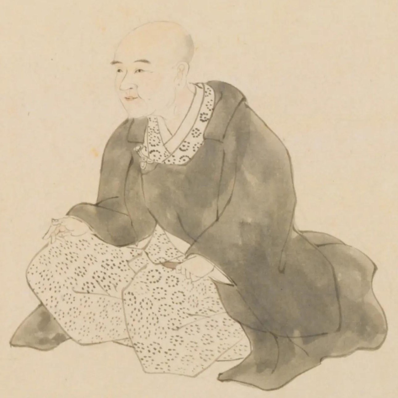 酒井抱一の肖像（栗原信充画、江戸時代）国立国会図書館デジタルコレクション所蔵
