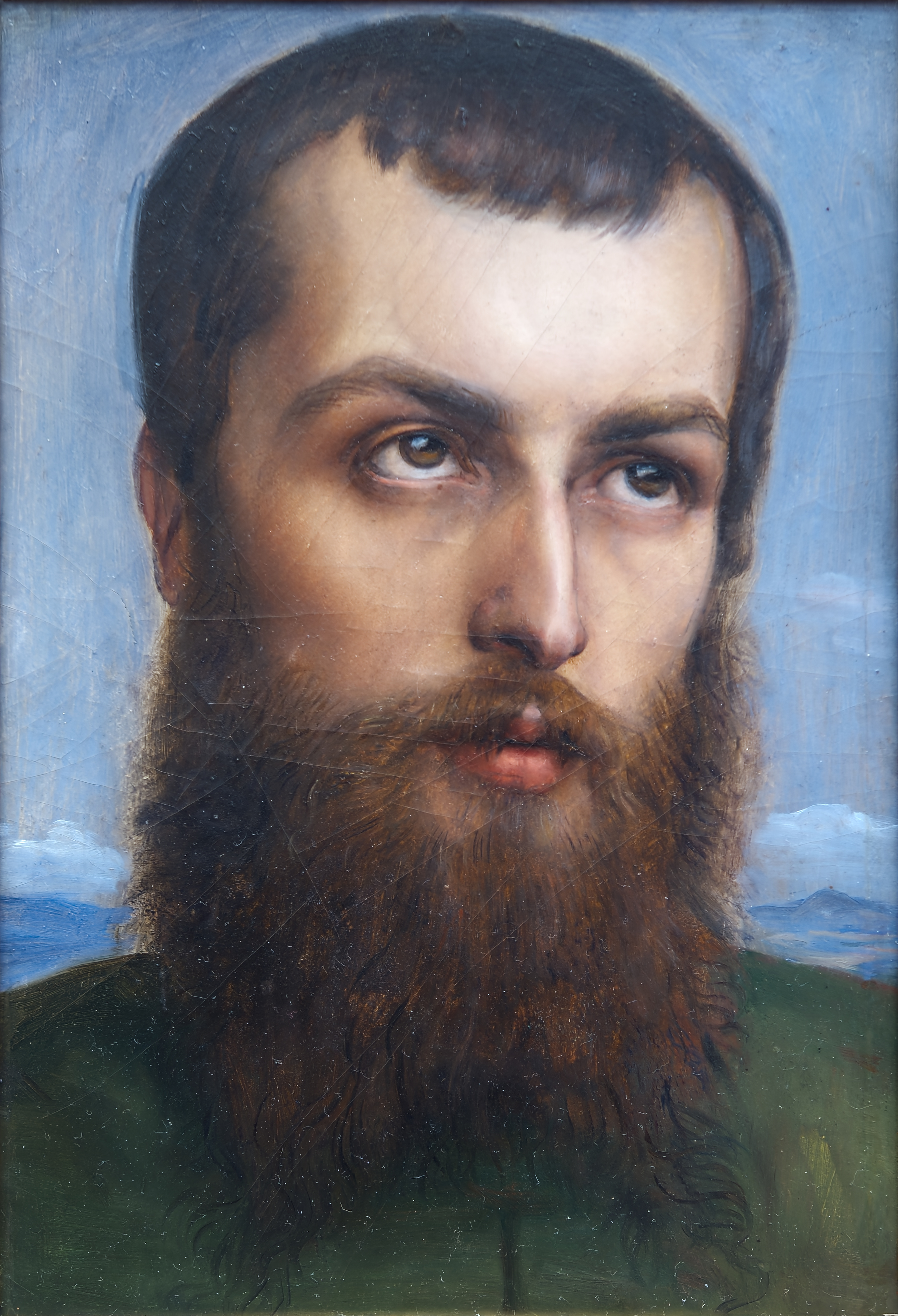 ルイ・ジャンモ「自画像（推定）」（1832年頃）トマセリ・コレクション、リヨン