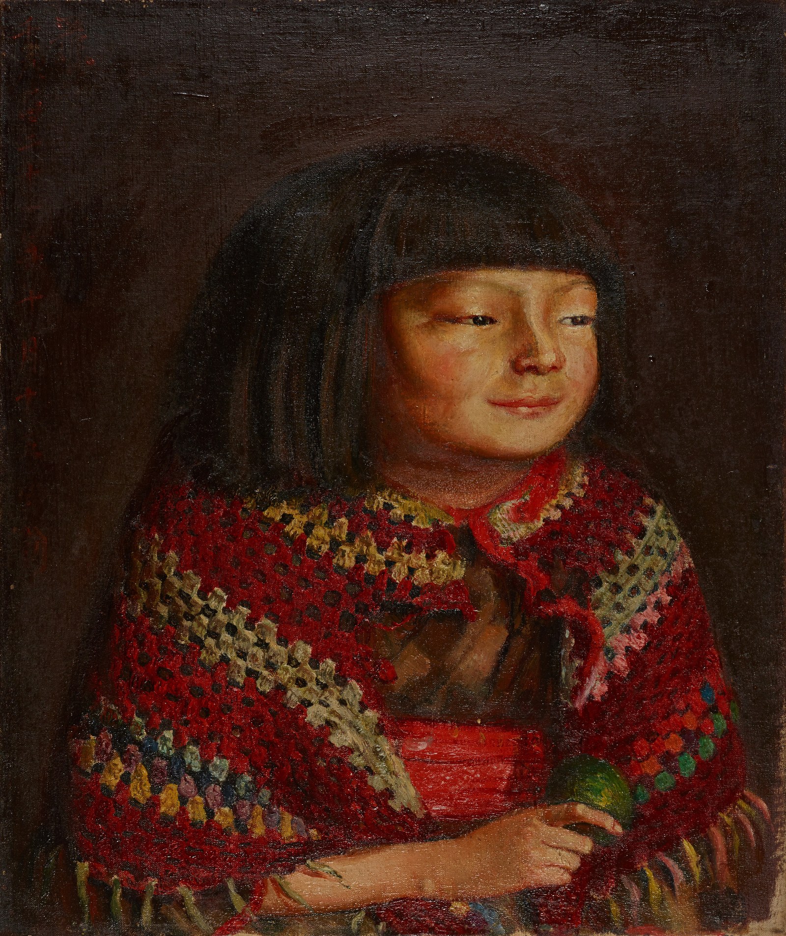 岸田劉生「麗子像(麗子微笑)」(1921年)東京国立博物館所蔵