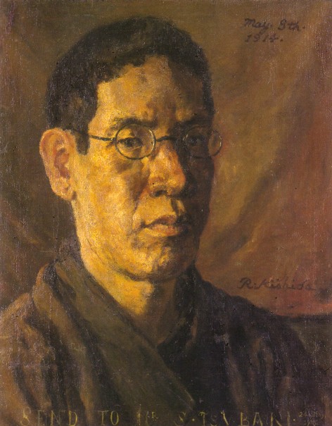 岸田劉生「自画像」(1915年頃)東京都現代美術館所蔵