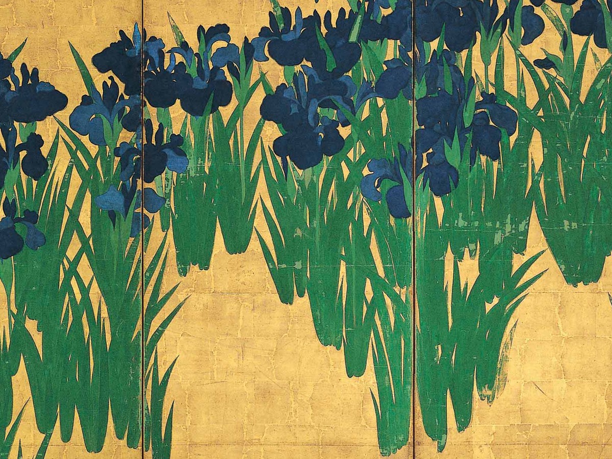 尾形光琳「燕子花図屏風」とは？2色だけで描かれた琳派の国宝 | Museum Box
