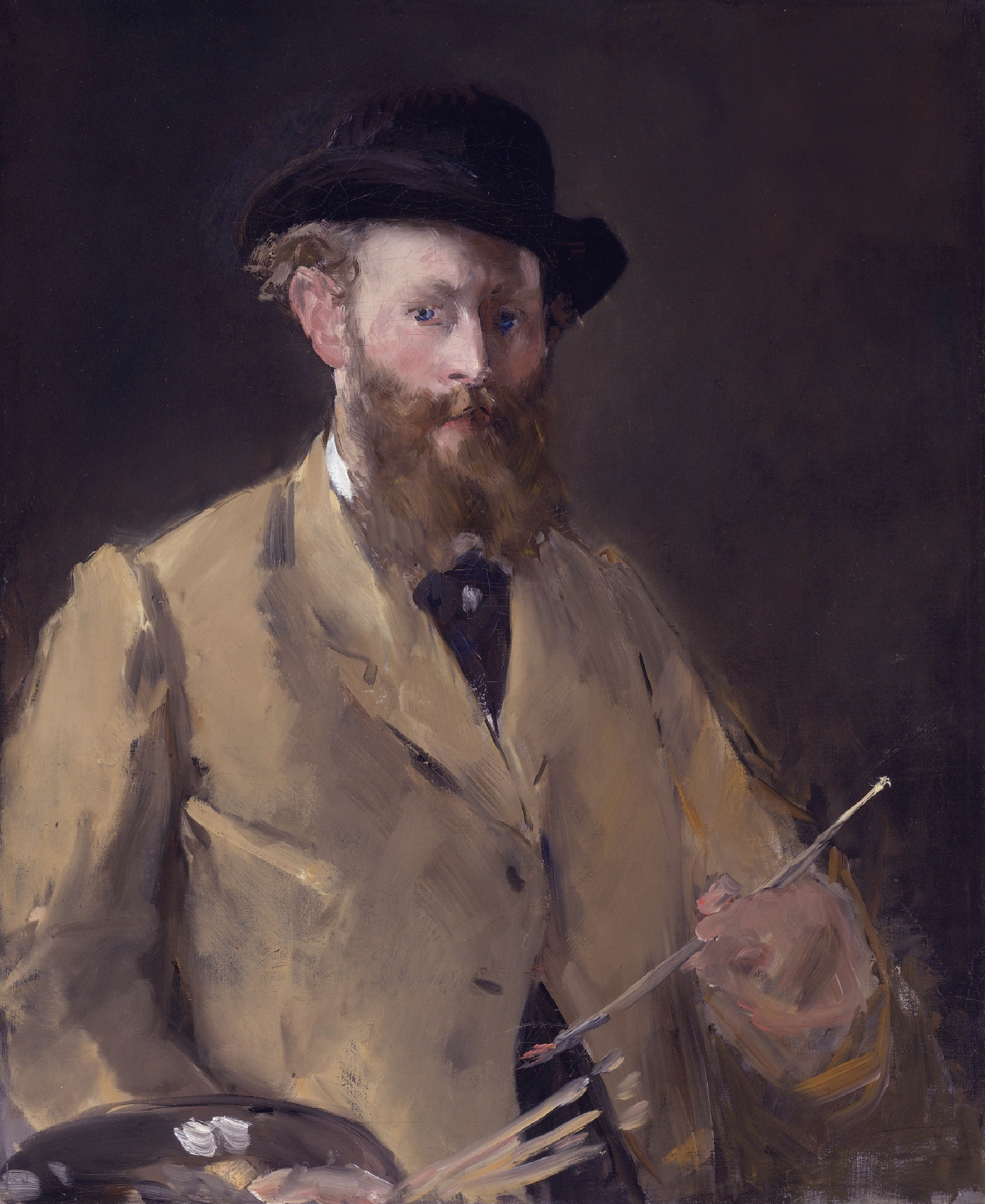 エドゥアール・マネ「自画像」（1878〜79年頃）プライベートコレクション所蔵