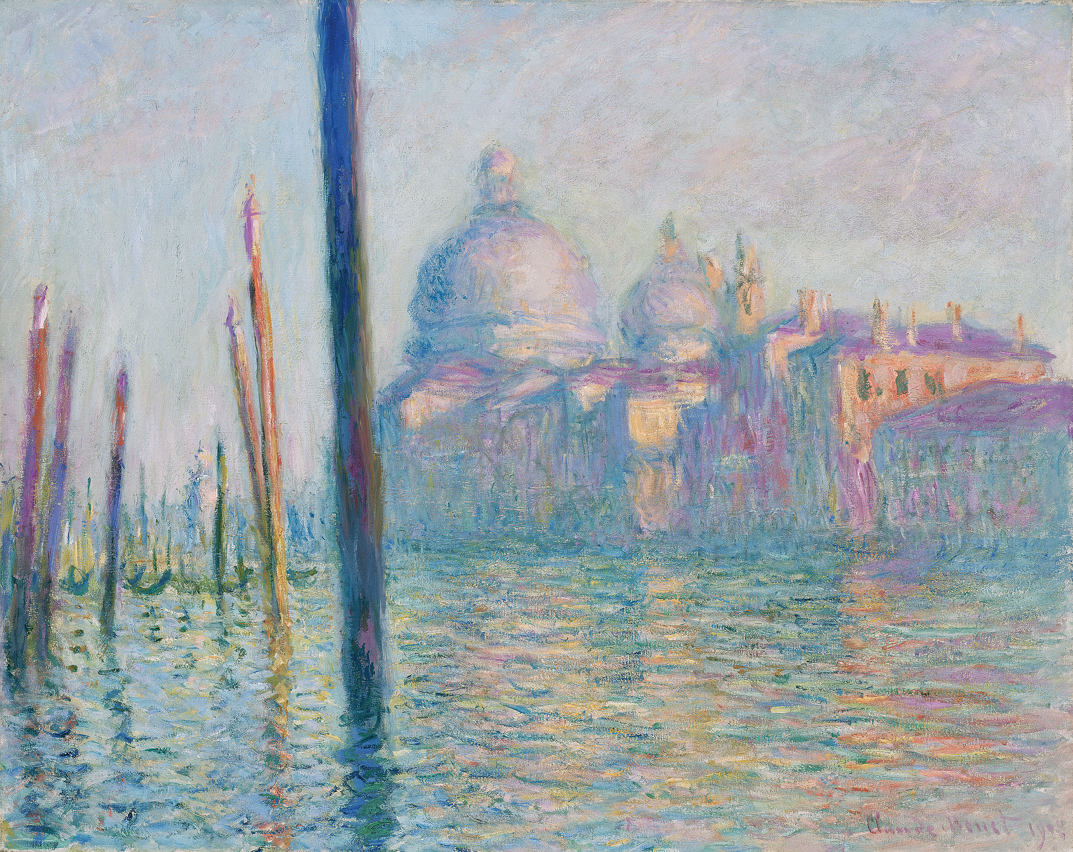 クロード・モネ「大運河、ヴェネツィア」(1908年)ボストン美術館所蔵