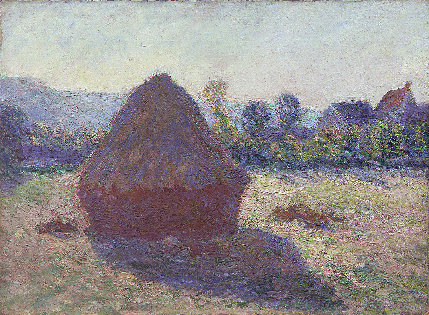 クロード・モネ「積みわら(日没)」(1890-1891年)ボストン美術館所蔵