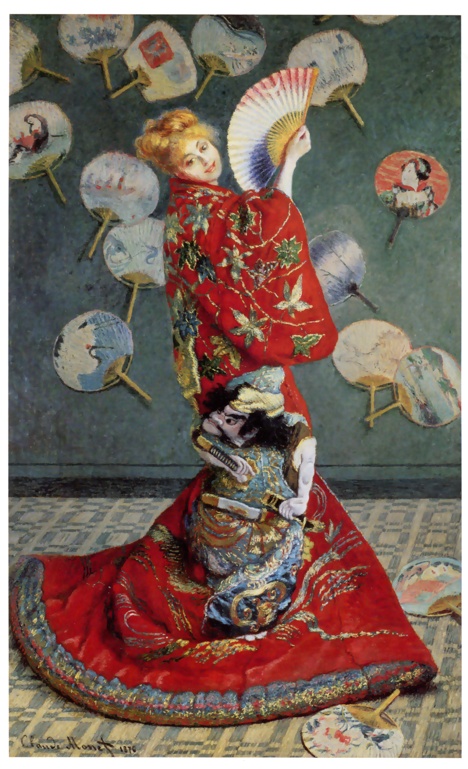 クロード・モネ「ラ・ジャポネーズ」(1876年)ボストン美術館所蔵