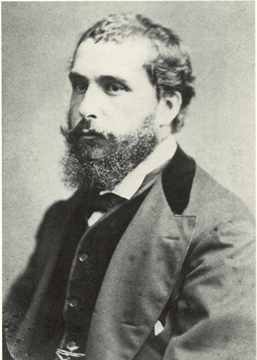クロード・モネ肖像写真(1871年)撮影:A. Greiner(アムステルダム)