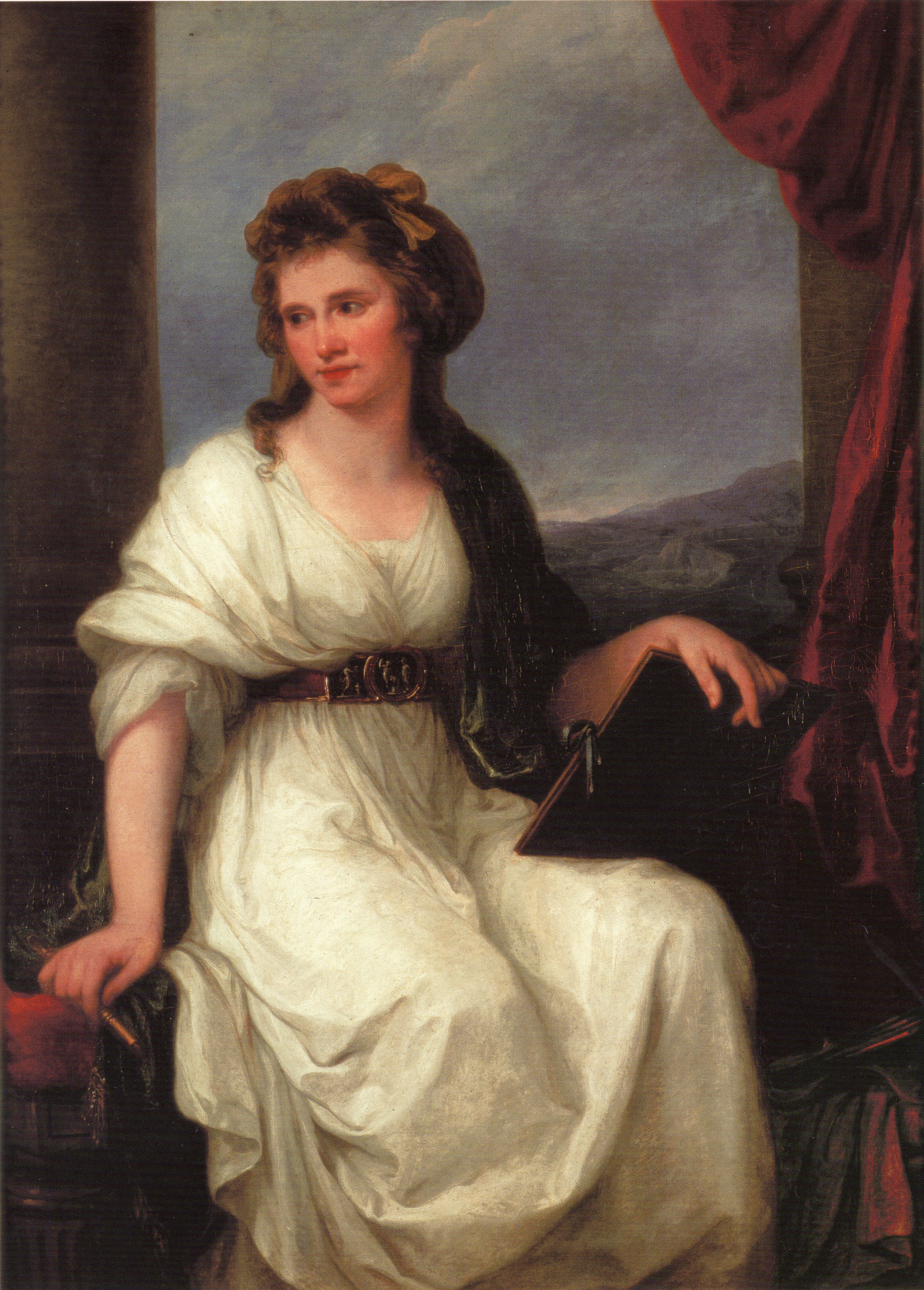 アンジェリカ・カウフマン「絵画の女神として自画像」(1787年)ウフィツィ美術館所蔵——ロイヤル・アカデミー創設メンバーのひとりとなった女性新古典主義画家