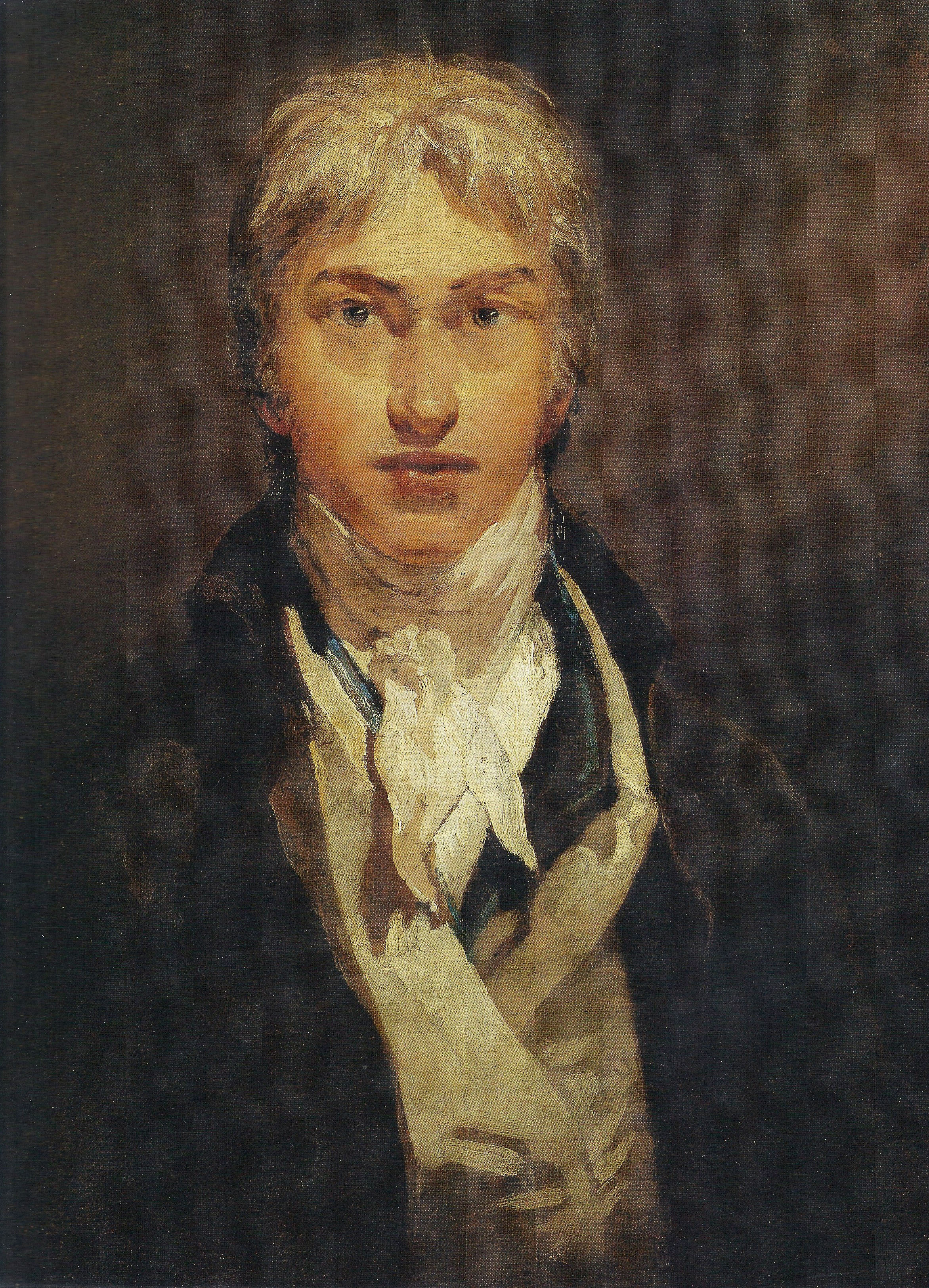 J.M.W.ターナー自画像（1799年頃）——光と嵐の絵画で印象派の先駆けとなったイギリスを代表する風景画家