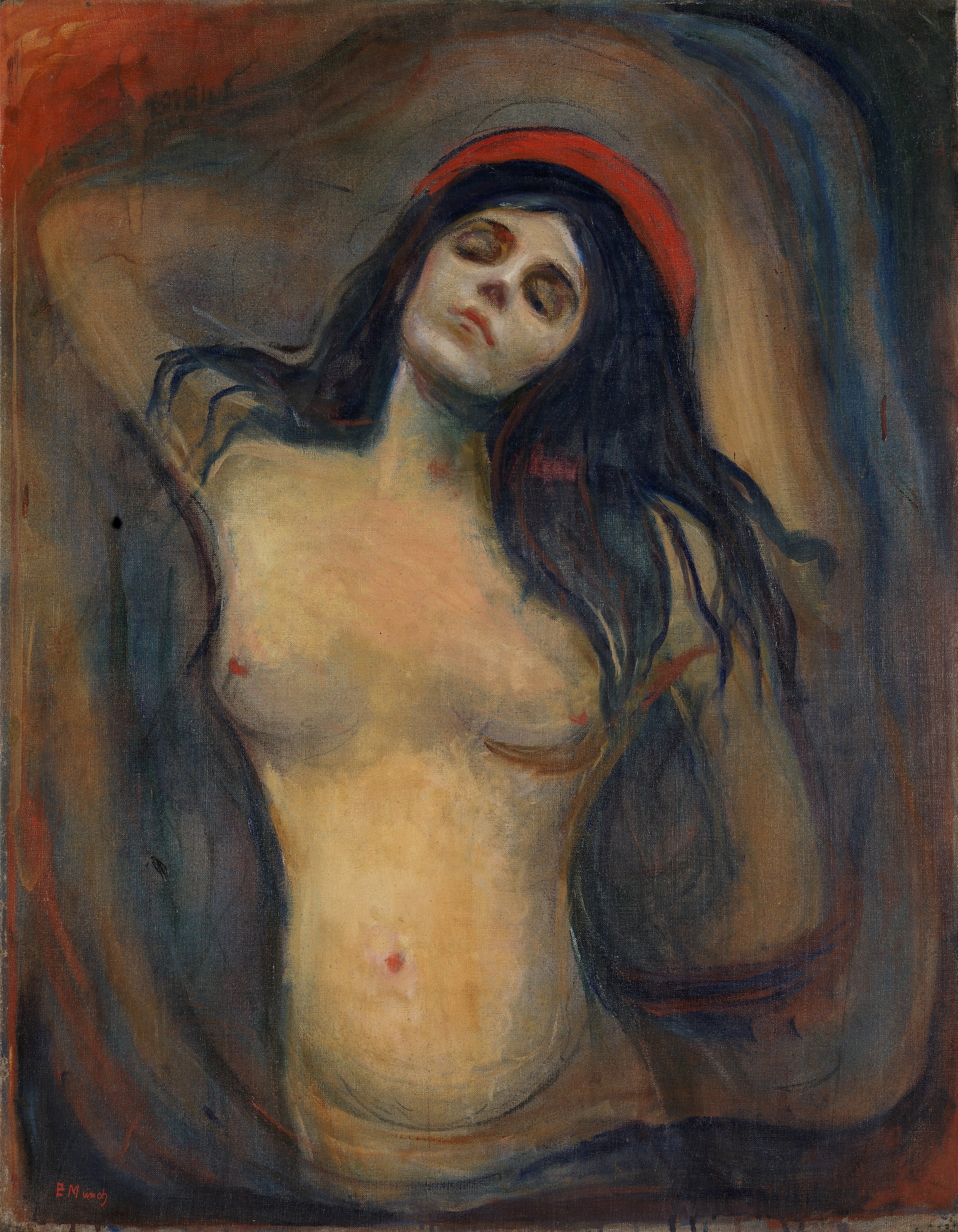 エドヴァルド・ムンク「マドンナ」(1894〜95年)ノルウェー国立美術館所蔵
