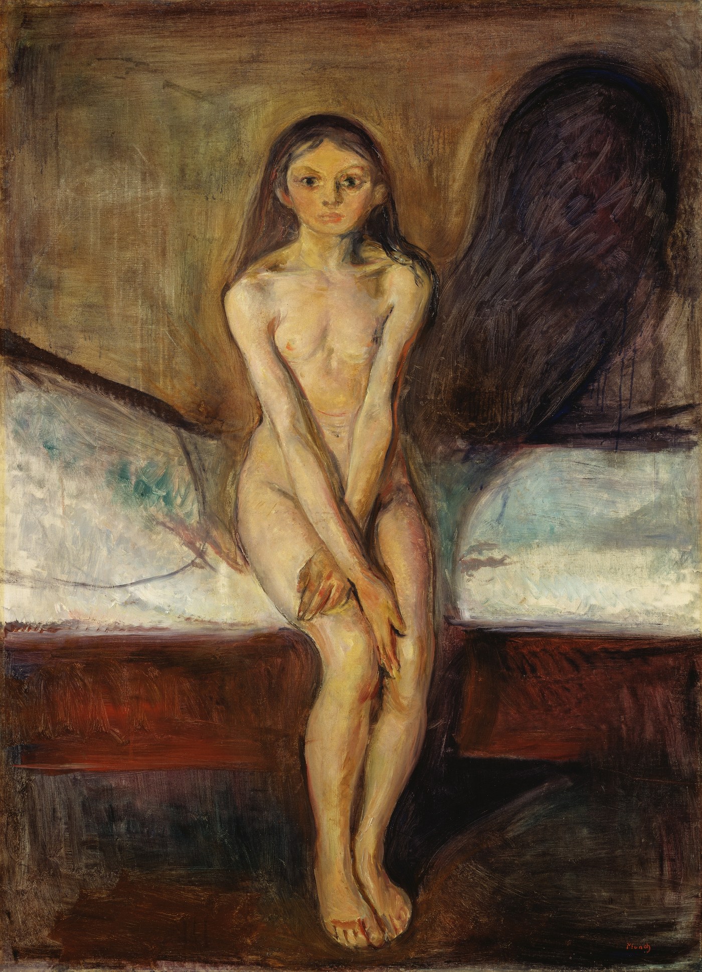 エドヴァルド・ムンク「思春期」(1894〜95年)ノルウェー国立美術館所蔵