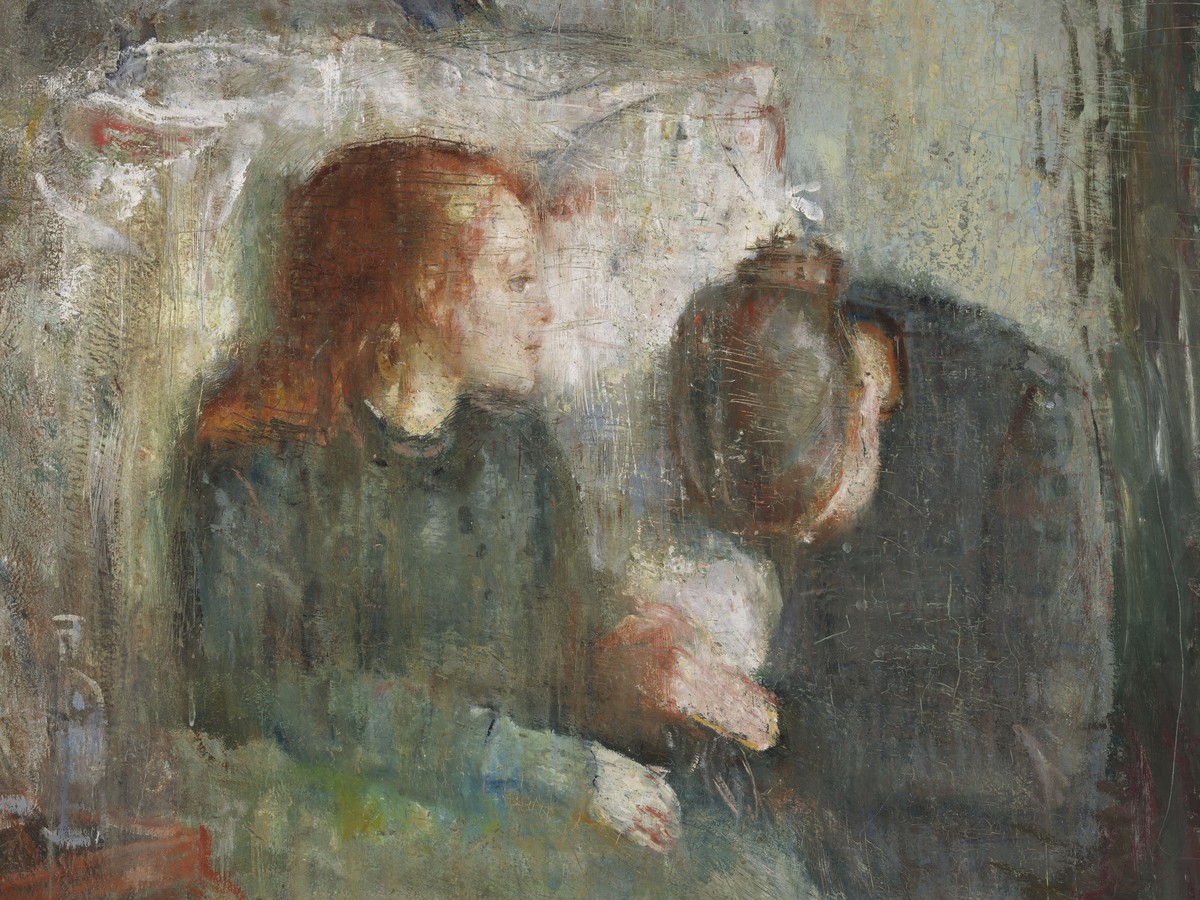 エドヴァルド・ムンク「病める子」（1885〜86年）——病床の少女と女性のディテール