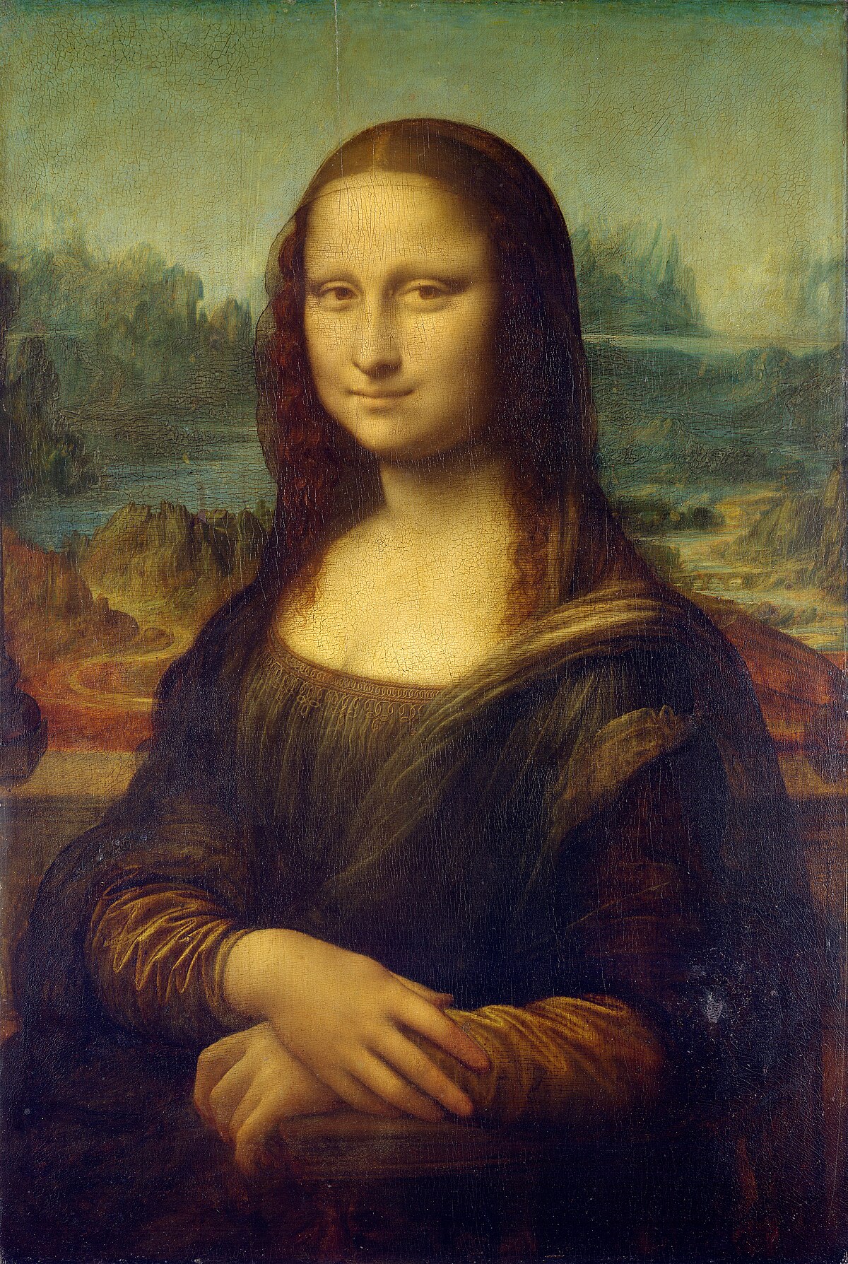 レオナルド・ダ・ヴィンチ「モナ・リザ」（1503-1519年頃）ルーヴル美術館所蔵
