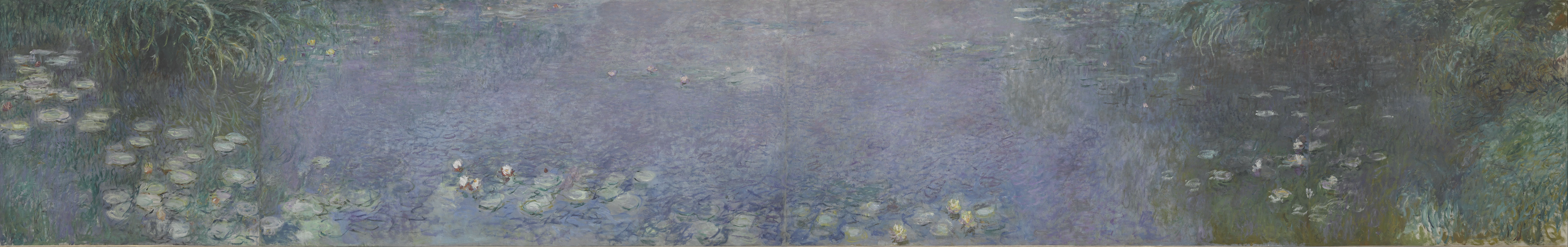 クロード・モネ「睡蓮：朝」（1914-1926年）オランジュリー美術館所蔵