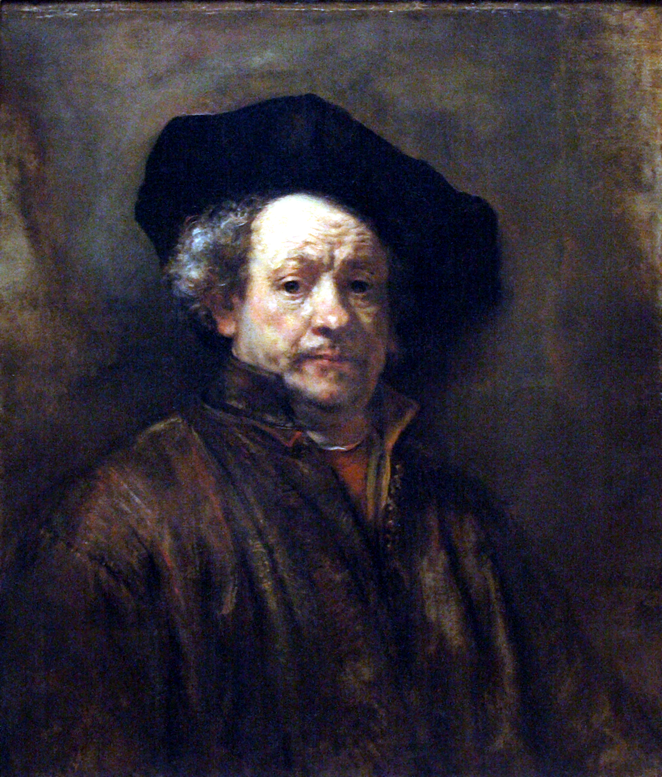 レンブラント・ファン・レイン「自画像」(1660年)メトロポリタン美術館所蔵——「放蕩息子の帰還」制作時期のレンブラント