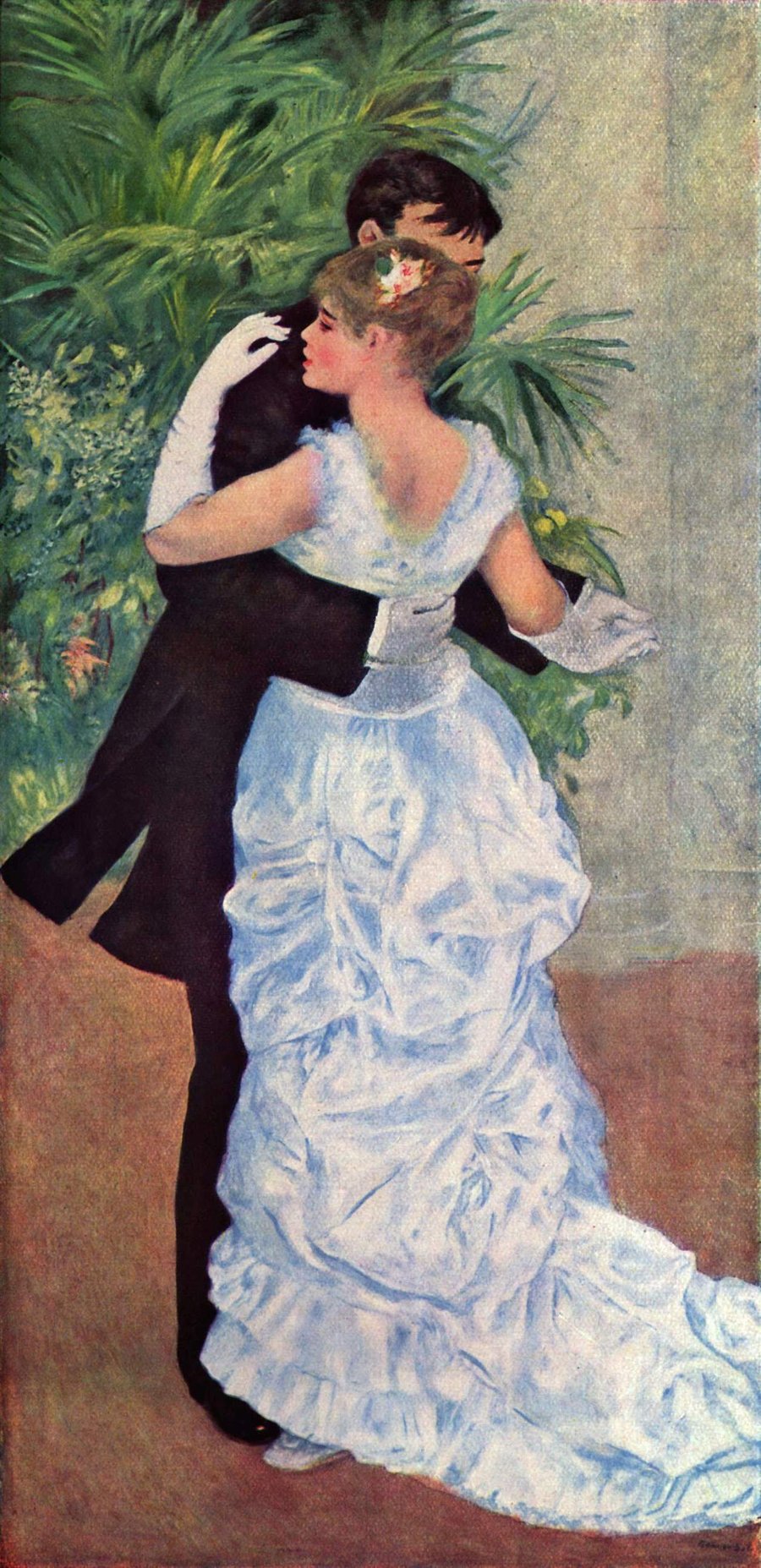 ルノワール「都会のダンス」(1883年)オルセー美術館所蔵——「田舎のダンス」と対をなす作品