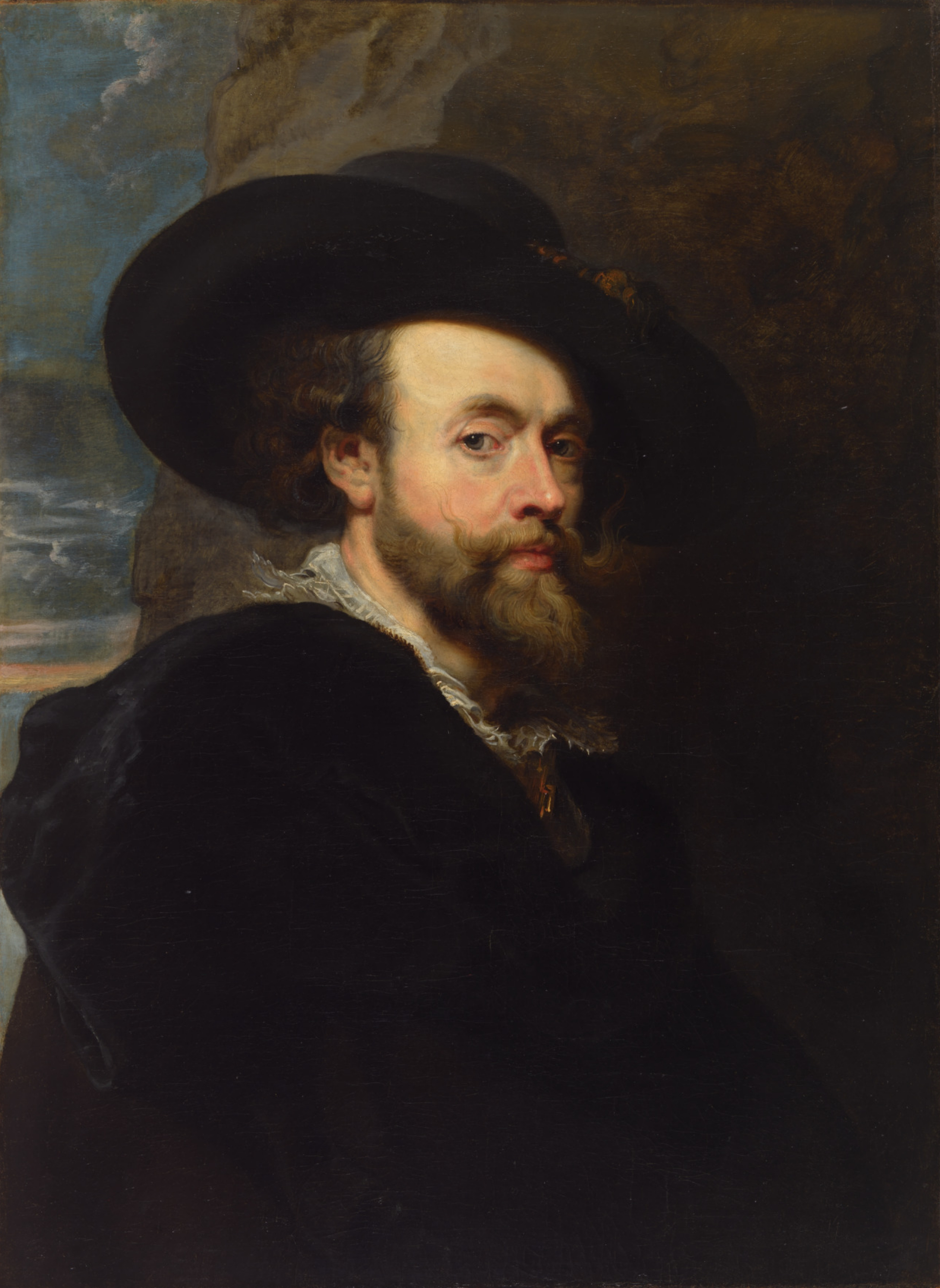 ピーテル・パウル・ルーベンス「自画像」（1623年頃）オーストラリア国立美術館所蔵