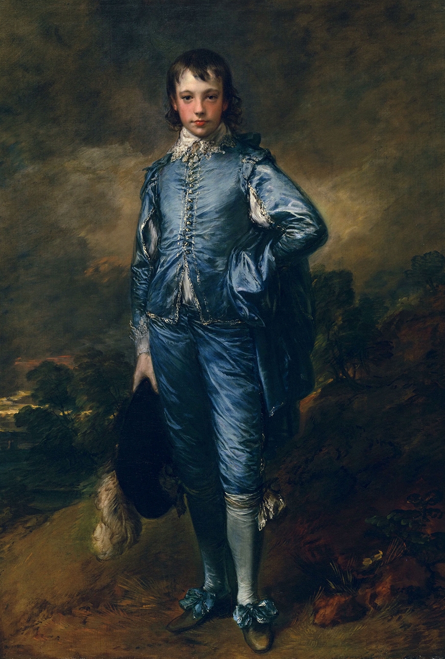 トマス・ゲインズバラ「ブルー・ボーイ」（1770年頃）ハンティントン図書館美術館蔵（カリフォルニア州）