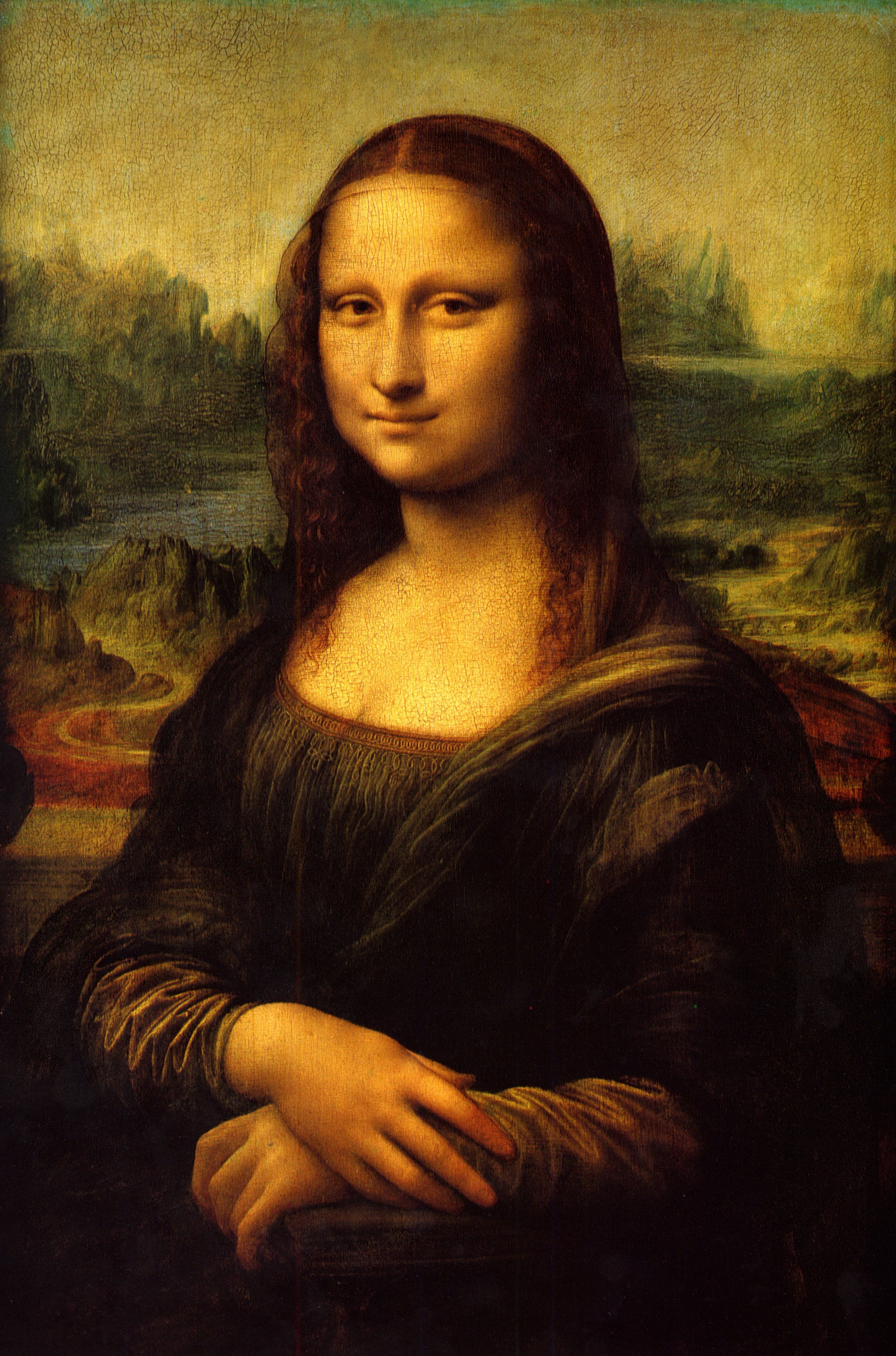 レオナルド・ダ・ヴィンチ「モナ・リザ」（1503-1519年頃）ルーヴル美術館蔵