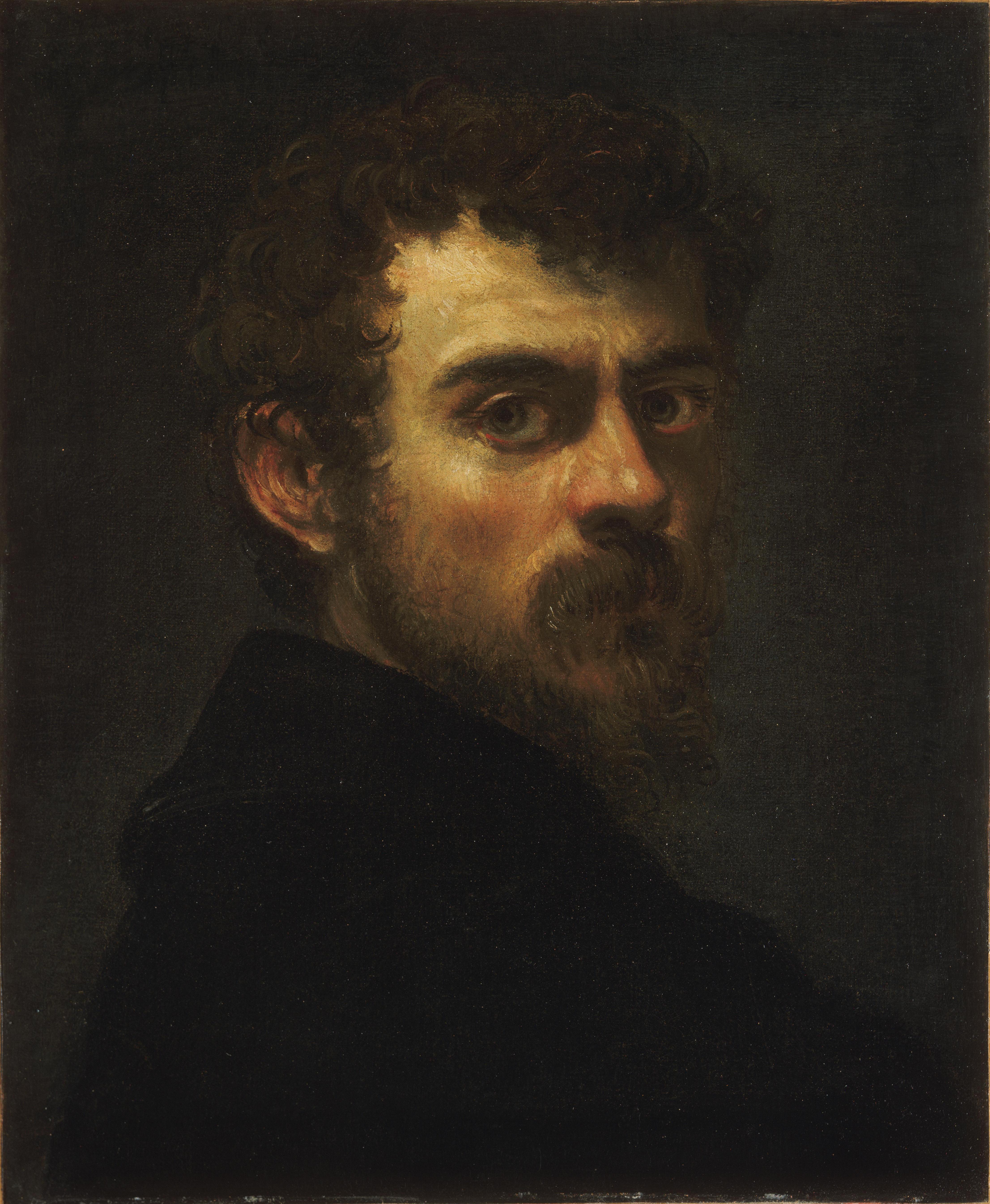 ティントレット「自画像」(1547年頃)フィラデルフィア美術館所蔵
