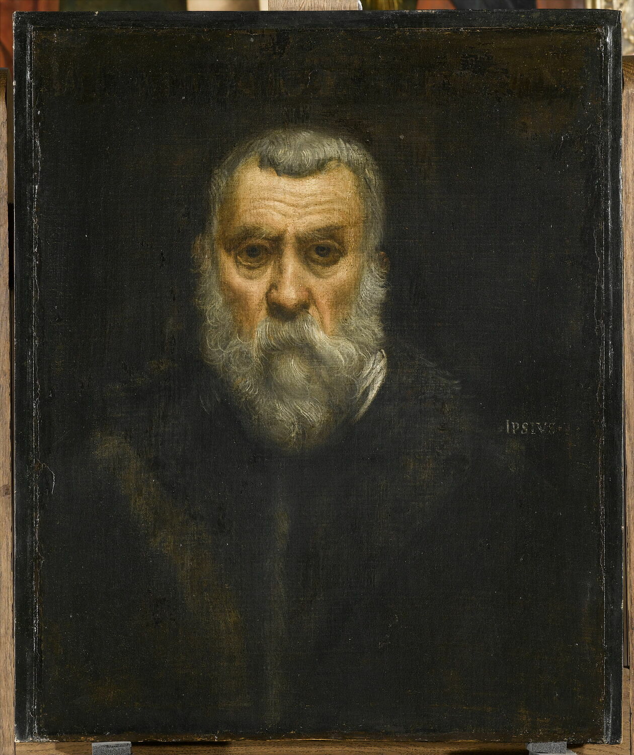ティントレット「自画像」(1588年頃)パリ・ルーヴル美術館所蔵