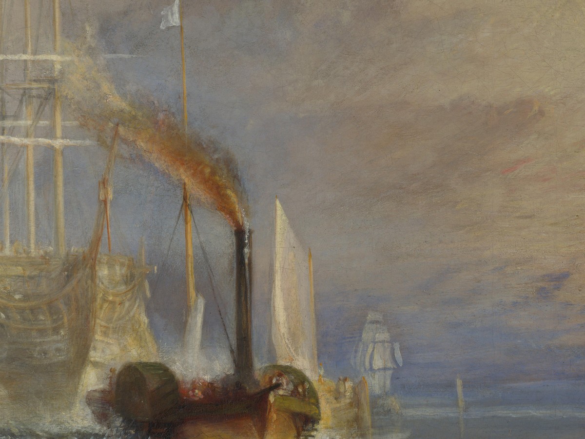 J・M・W・ターナー「戦艦テメレール号」（1839年）——黄金の夕暮れに浮かぶテメレール号のディテール