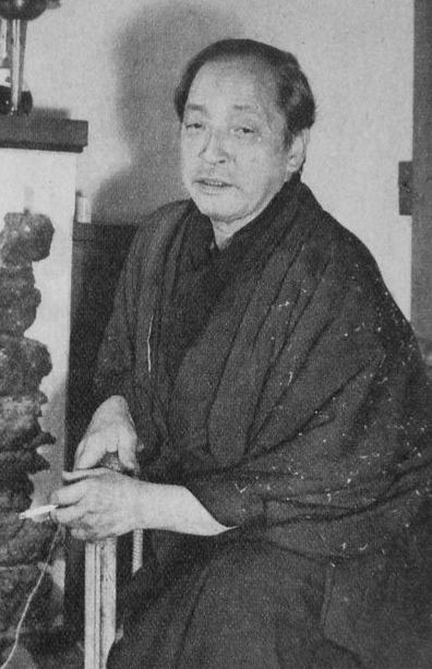梅原龍三郎（1952年）朝日グラフ誌掲載写真