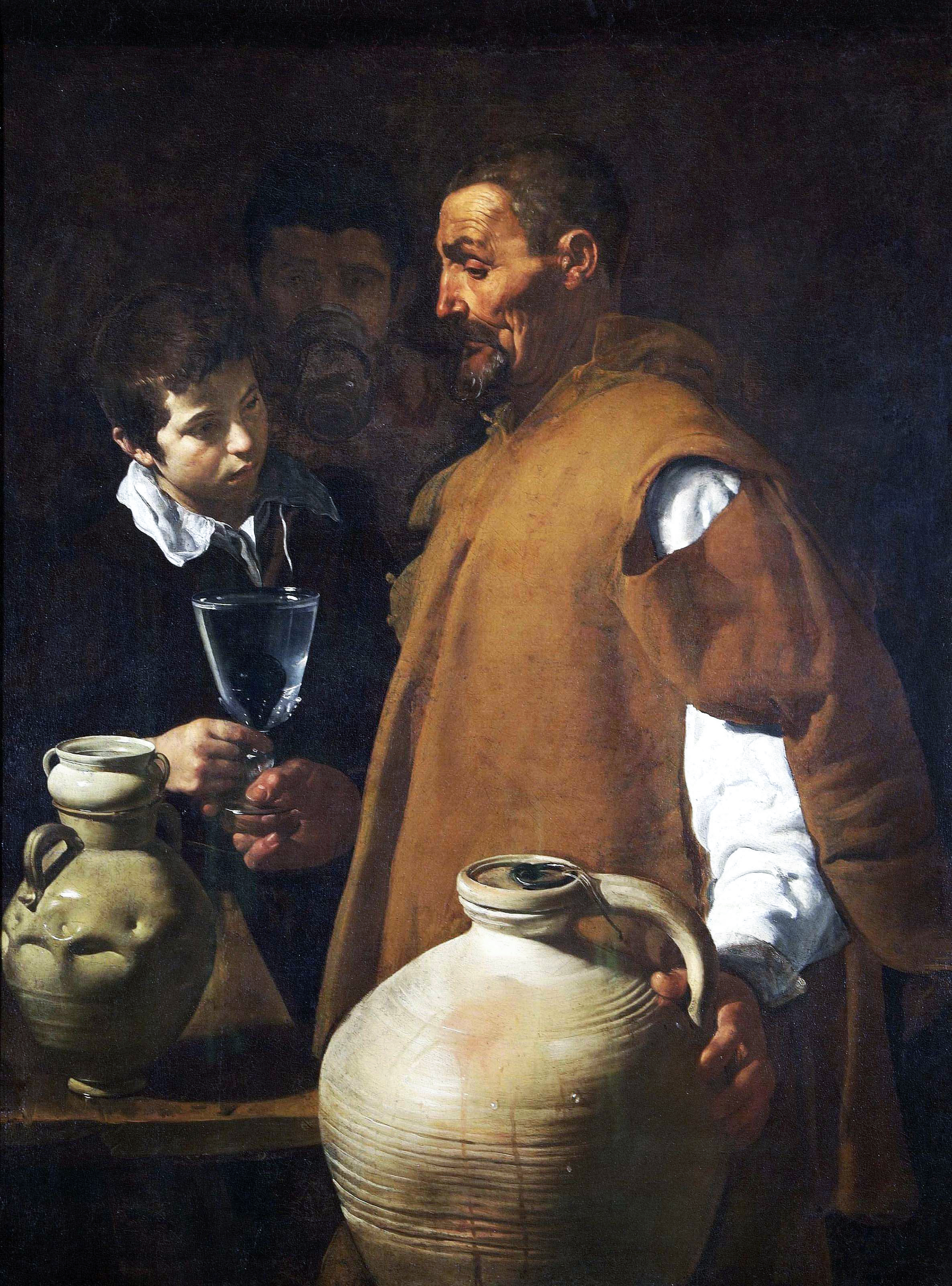 ディエゴ・ベラスケス「セビーリャの水売り」（1618〜22年頃）ロンドン・ウェリントン美術館所蔵
