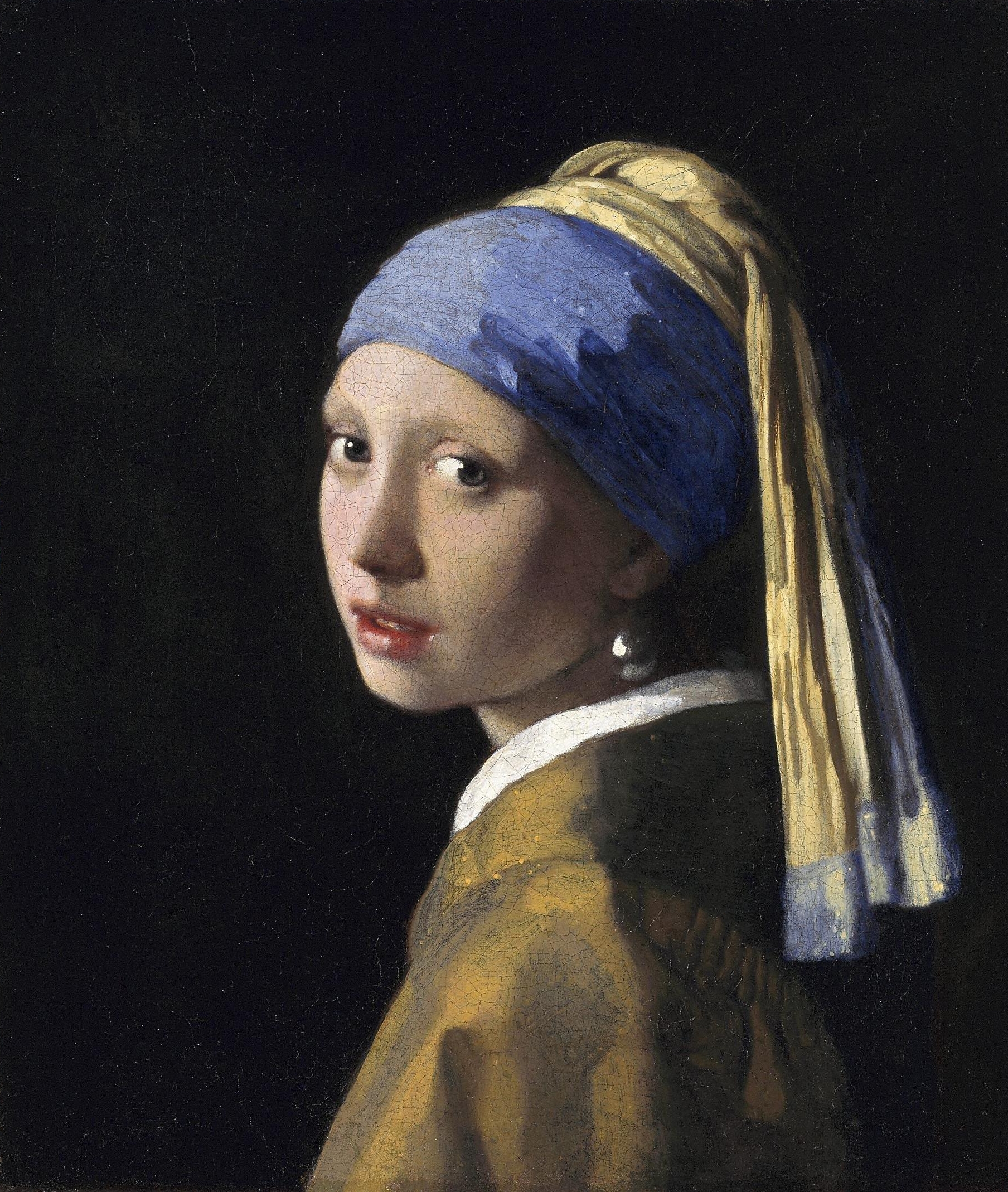 ヨハネス・フェルメール「真珠の耳飾りの少女」（1665年頃）マウリッツハイス美術館所蔵