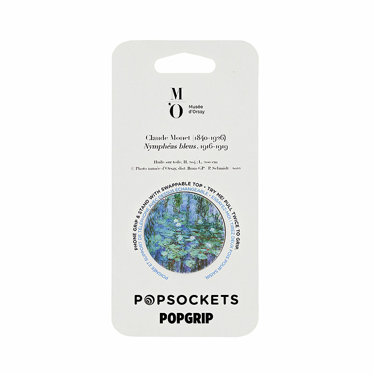 スマホリング モネ 青い睡蓮 PopSockets