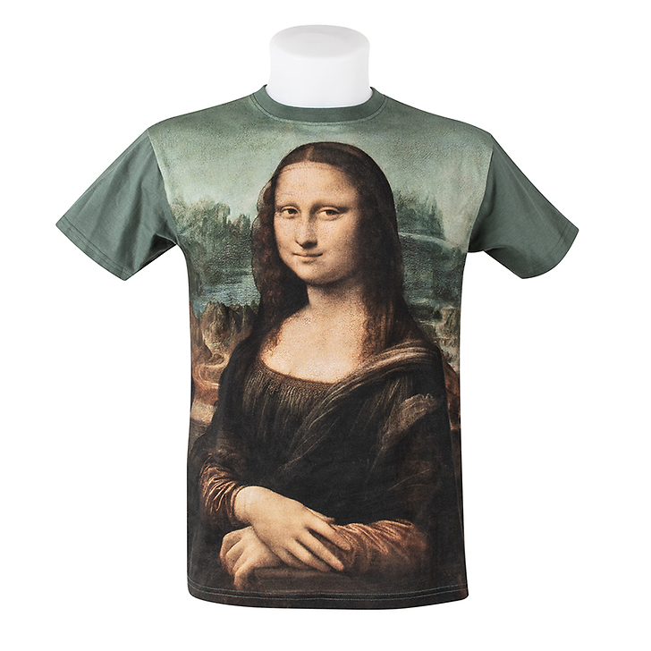 モナ・リザ オールオーバー Tシャツ