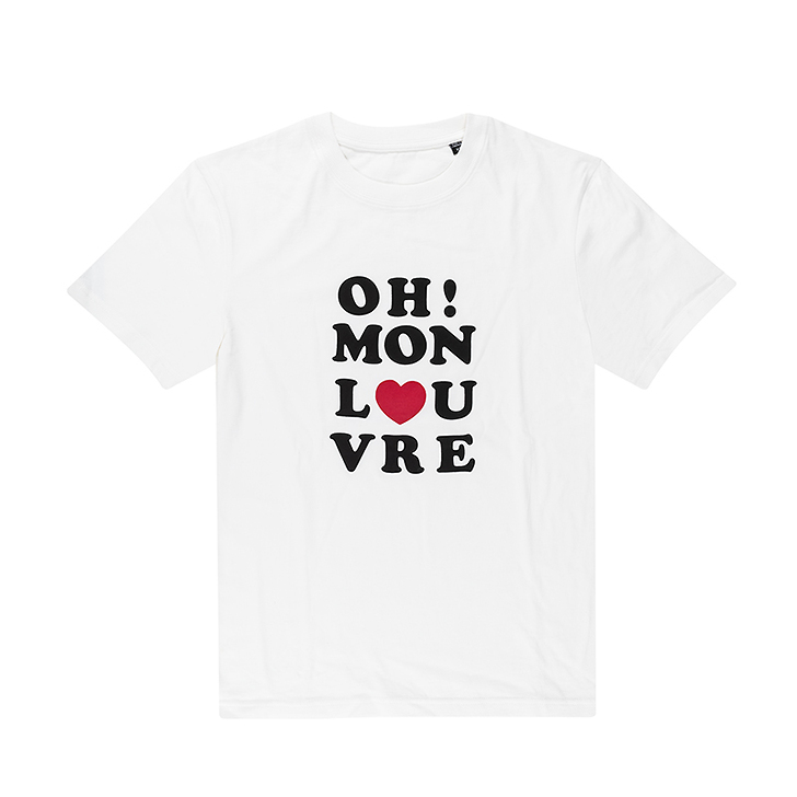 Tシャツ Oh ! Mon Louvre ホワイト | Museum Box - 世界の美術館グッズ通販